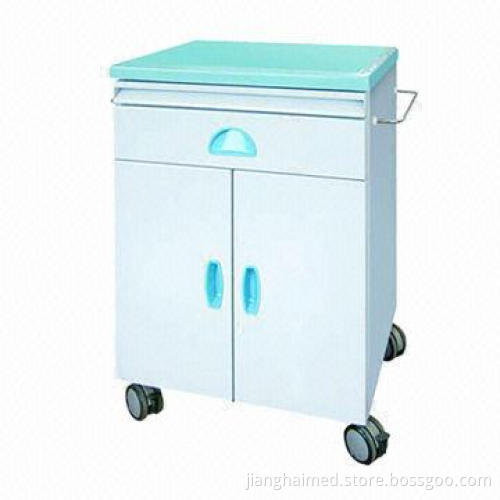 Hospital bedside cabinet, made of EPC steel